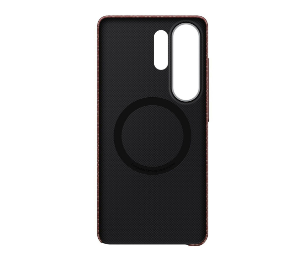 Samsung Etui Carbon Magnet do Galaxy S26 Ultra czerwone - 1489505 - zdjęcie 3